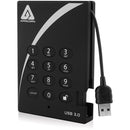 Apricorn Aegis Padlock A25-3PL256-1000 1 TB Hard Drive - External - PEGASUSS 
