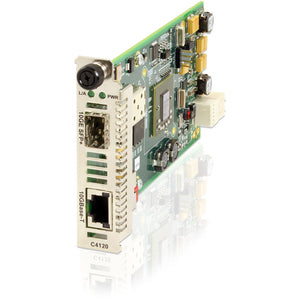 Transition Networks 10GBase-T Copper to Fiber Media Converter - PEGASUSS 