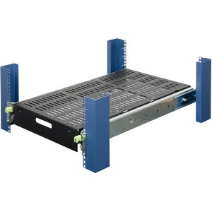 Rack Solutions 2U Extreme Heavy Duty Sliding Shelf 28in Depth (500 lbs) - PEGASUSS 