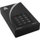 Apricorn Aegis Padlock DT FIPS ADT-3PL256F-10TB 10 TB Desktop Hard Drive - 3.5" External - Black - TAA Compliant - PEGASUSS 