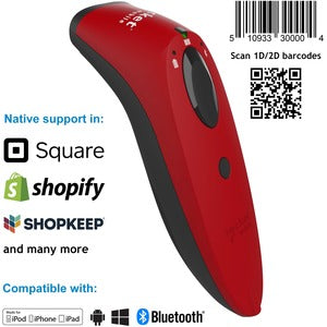SocketScan&reg; S740, 1D/2D Imager Barcode Scanner, Red - PEGASUSS 
