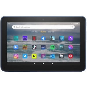 Amazon Fire 7 Kids Tablet - 7" HD - 16 GB - 2 GB Storage - Fire OS 8 - Denim - PEGASUSS 