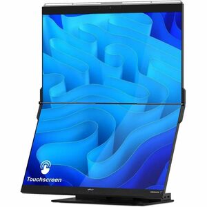 Mobile Pixels Geminos T 24" Dual-Stacked 1080p Monitors with Multi-Touch and Webcam - PEGASUSS 