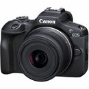 Canon EOS R100 24.1 Megapixel Mirrorless Camera with Lens - 0.71" - 1.77" - Black - PEGASUSS 