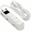 Eaton Tripp Lite Series Safe-IT UL 1363A Medical-Grade Power Strip for Patient Care Vicinities, 4 Hospital-Grade Outlets, Load Monitor, Safety Covers, Antimicrobial, 2 ft. (0.6 m) Cord - PEGASUSS 