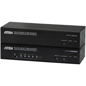 ATEN USB Dual View KVM Extender with Deskew-TAA Compliant - PEGASUSS 