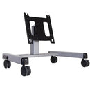 Chief Confidence Large Adjustable 2' Monitor Mobile Cart - For 42-86" - Black - PEGASUSS 