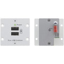 Kramer W-2UC Wall Plate Insert - Dual USB Charger - PEGASUSS 