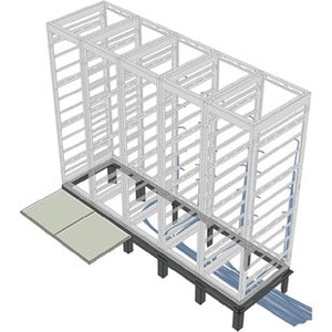 Middle Atlantic RIB-3-WMRK-42 Riser Base - PEGASUSS 