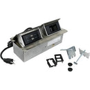 Wiremold Cord Ended deQuorum Dual Flip-Up Unit with USB - PEGASUSS 