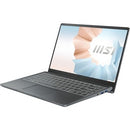 MSI Modern 14 B11MO-036 14" Rugged Notebook - Full HD - Intel Core i7 11th Gen i7-1165G7 - 8 GB - 512 GB SSD - Carbon Gray - PEGASUSS 