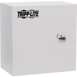 Eaton Tripp Lite Series SmartRack Outdoor Industrial Enclosure with Lock - NEMA 4, Surface Mount, Metal Construction, 10 x 10 x 10 in., Gray - PEGASUSS 