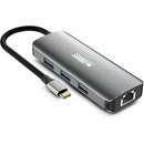 Urban Factory 7-in-1 Usb-c Hub With Dual Hdmi 4k And 100 W Usb-c Pass Thru - PEGASUSS 