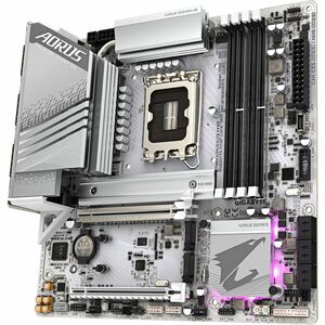 Aorus Ultra Durable Z790M AORUS ELITE AX ICE Gaming Desktop Motherboard - Intel Z790 Chipset - Socket LGA-1700 - Micro ATX - PEGASUSS 