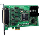 Brainboxes 8 Port RS232 PCI Express Serial Card 25 Pin Connectors - PEGASUSS 