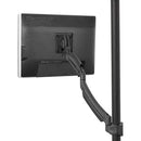 Chief Kontour Dynamic Single Pole Display Mount - For Displays 10-30" - Black - PEGASUSS 
