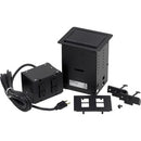 Middle Atlantic Integreat All Power Table Box, Cord Ended, Black - PEGASUSS 