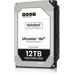 HGST Ultrastar He12 HUH721212ALE600 12 TB Hard Drive - 3.5" Internal - SATA (SATA/600) - PEGASUSS 