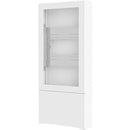 Chief Impact Floor Mounted Back-to-Back Kiosk, Portrait 49" White - PEGASUSS 