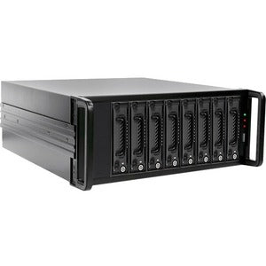 RAIDage JAGE480HD-TG Drive Enclosure 12Gb/s SAS, SATA/600 - Mini-SAS HD Host Interface - 4U Rack-mountable - Black - PEGASUSS 