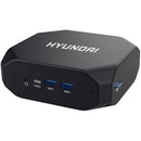 Hyundai Mini PC, Windows 10 Pro, Intel Core-i3, 8GB RAM, 256GB M.2 SSD, 2 HDMI Ports, Supports 2.5" SATA SSD Slot, VESA Mount Included, AC WiFi - PEGASUSS 