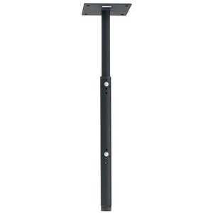 Chief 8" Ceiling Plate with 1.5" NPT 24-46" Extension Column - Black - PEGASUSS 