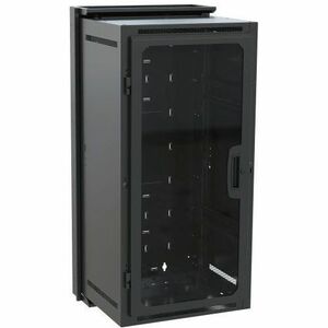 Middle Atlantic DWR Series 24RU Pivoting Wall Rack - 17in Depth - Black - PEGASUSS 