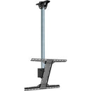 Peerless-AV Modular MOD-FPSKIT100 Ceiling Mount for Flat Panel Display - Chrome - PEGASUSS 