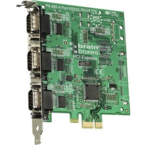 Brainboxes 3 Port RS232 PCI Express Serial Card - PEGASUSS 