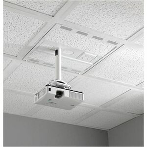 Chief 2" x 2" Suspended Ceiling Storage Box with Column Drop - White - PEGASUSS 