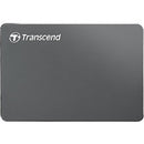 Transcend StoreJet 25C3 2 TB Portable Hard Drive - 2.5" External - SATA - Iron Gray - PEGASUSS 