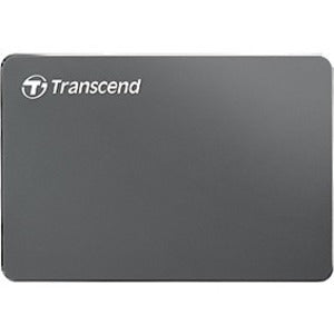 Transcend StoreJet 25C3 2 TB Portable Hard Drive - 2.5" External - SATA - Iron Gray - PEGASUSS 