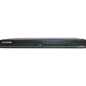 Black Box NIAP 3.0 Secure 8-Port Dual-Head DVI-I KVM Switch, CAC - PEGASUSS 