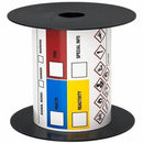 Brother 4in x 6in Color Diamonds Standard Vinyl Die-Cut Secondary GHS Label - PEGASUSS 