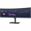 Lenovo ThinkVision P49W-30 49" Class Dual Quad HD (DQHD) Curved Screen LED Monitor - 32:9 - Raven Black - PEGASUSS 