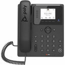 Poly CCX 350 IP Phone - Corded - Corded - Desktop, Wall Mountable - Black - PEGASUSS 