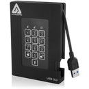 Apricorn Aegis Padlock A25-3PL256-1000F 1 TB Portable Rugged Hard Drive - External - PEGASUSS 
