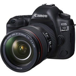 Canon EOS 5D Mark IV 30.4 Megapixel Digital SLR Camera with Lens - 0.94" - 4.13" - Black - PEGASUSS 