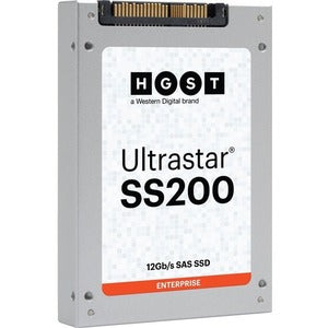 HGST Ultrastar SS200 SDLL1MLR-038T-CAA1 3.84 TB Solid State Drive - 2.5" Internal - SAS (12Gb/s SAS) - PEGASUSS 