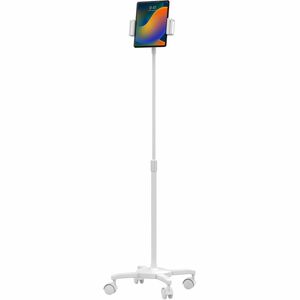 CTA Digital Universal Quick Connect Floor Stand (White) - PEGASUSS 