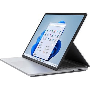 Microsoft Surface Laptop Studio 14.4" Touchscreen Convertible (Floating Slider) 2 in 1 Notebook - Intel Core i5 11th Gen i5-11300H - 16 GB - 256 GB SSD - Platinum - TAA Compliant - PEGASUSS 