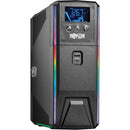 Tripp Lite by Eaton 1000VA 600W 120V Pure Sine Wave Gaming UPS Battery Backup - LCD, AVR, RGB LEDs, USB Charging, Power Saving - PEGASUSS 