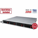 BUFFALO TeraStation 3420 4-Bay SMB 4TB (2x2TB) Rackmount NAS Storage w/ Hard Drives Included - PEGASUSS 