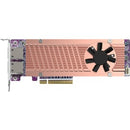Qnap Inc Qm2 Series, 2 X Pcie 2280 M.2 Ssd Slots, Pcie Gen4 X 8, 2 X Aqc113c 10gbe Nbase- - PEGASUSS 