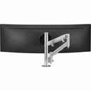 Atdec Modular Desk Mount for Monitor, Display Screen, Curved Screen Display, All-in-One Computer, Flat Panel Display - Silver - PEGASUSS 