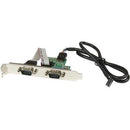 StarTech.com Motherboard Serial Port - Internal - 2 Port - Bus Powered - FTDI USB to Serial Adapter - USB to RS232 Adapter - PEGASUSS 
