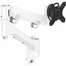Atdec Mounting Arm for Monitor, Curved Screen Display, Flat Panel Display, All-in-One Computer - White - Landscape/Portrait - PEGASUSS 