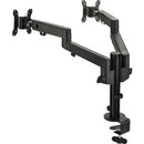 SIIG Dual Arm Pole Multi-Angle Replaceable Articulating Monitor Desk Mount - 14" to 30" - PEGASUSS 