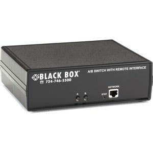 Black Box Cat6 A/b Switch - Latching Rj45 Remote Controlled Ethernet Rs232, Dry Contact