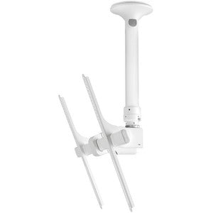 Atdec ceiling mount for large display, short pole - Loads up to 143lb - White - Universal VESA up to 800x500